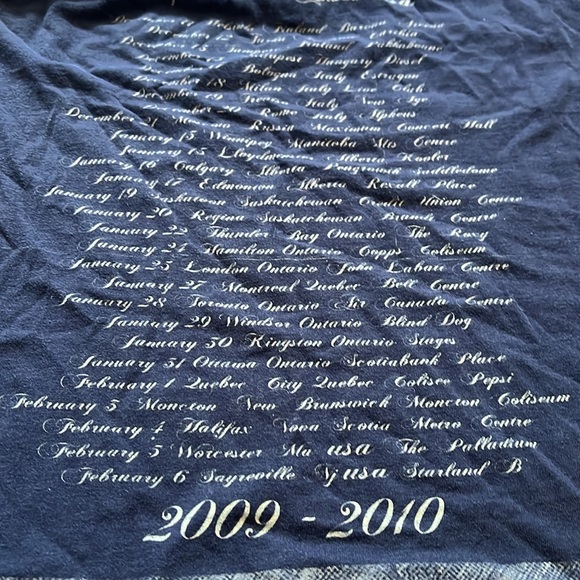 Vintage Y2K Sebastian Bach Angel Down Tour / 2009-2010 / AOP / Medium - Picture 7 of 10